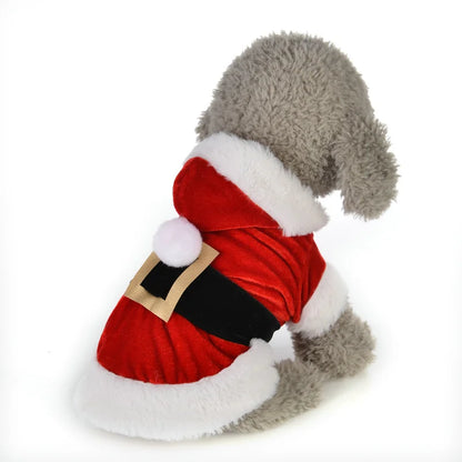 Santa costume for dogs