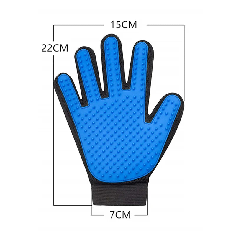 Hand glove comb