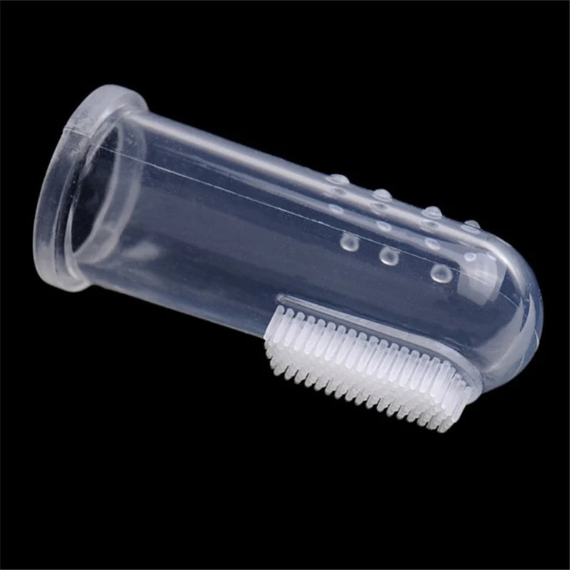 Soft bristle dog toothbrush