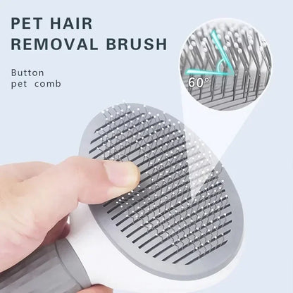 Stainless steel pet comb