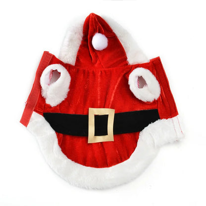 Santa costume for dogs