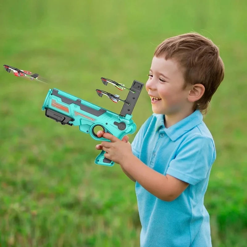 Plane launcher toy