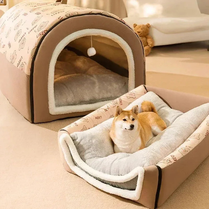 Warmth retaining dog kennel