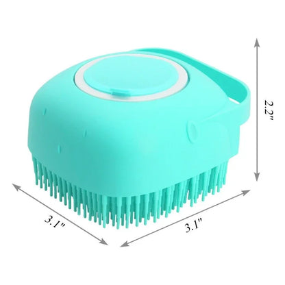 Shampoo brush for pets