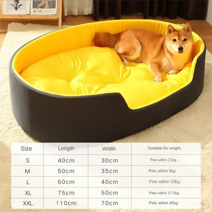 Sofa padded dog bed