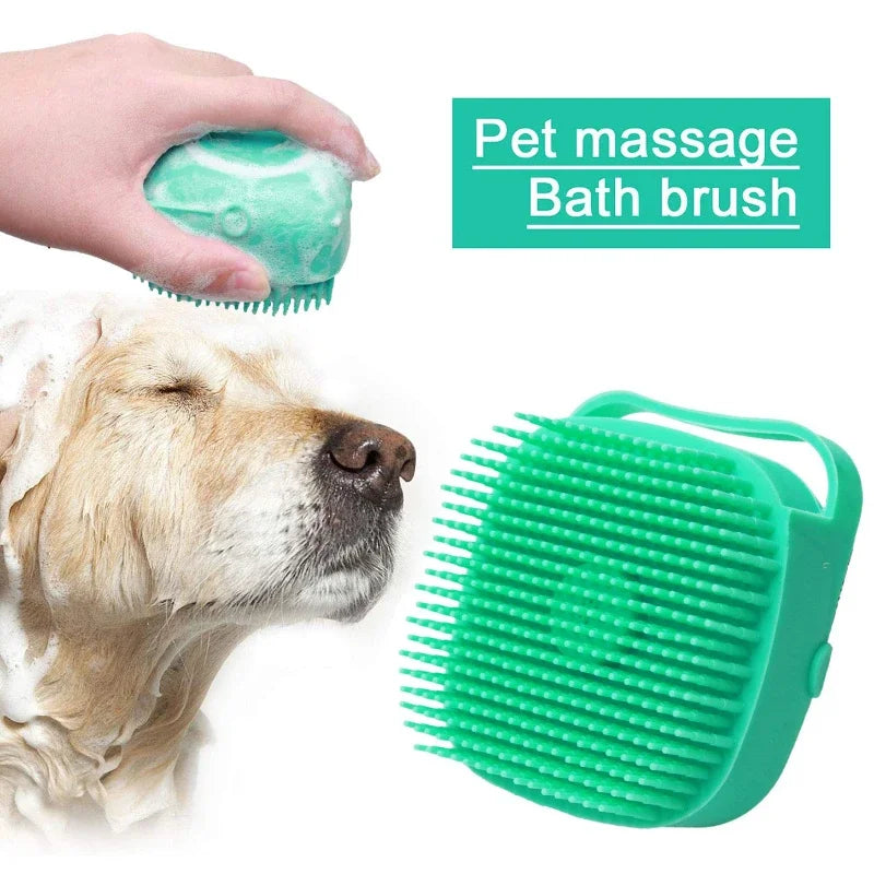 Shampoo brush for pets