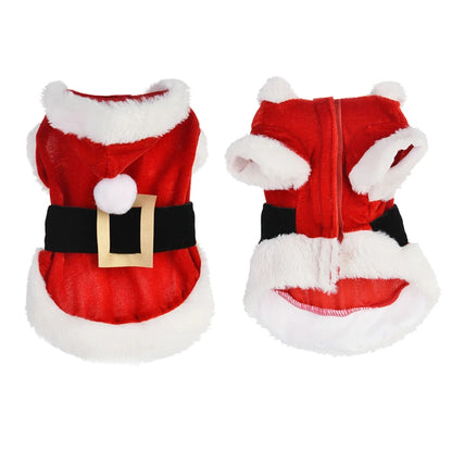 Santa costume for dogs