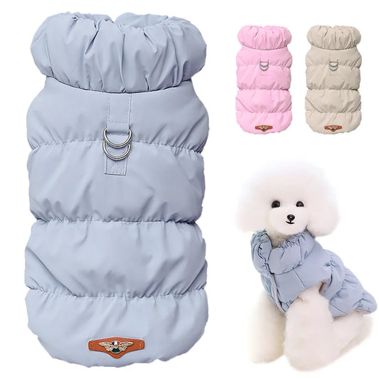 Puffer jacket for dogs