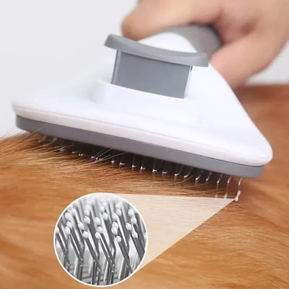 Stainless steel pet comb